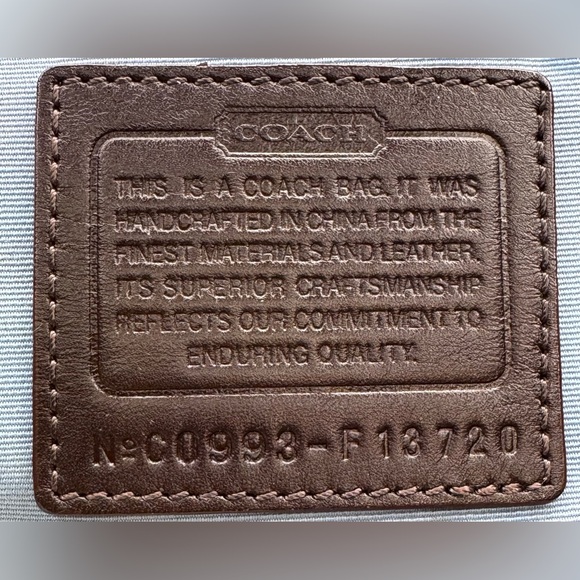 Coach Carly Denim Patchwork Vintage Y2K EUC - Picture 3 of 16